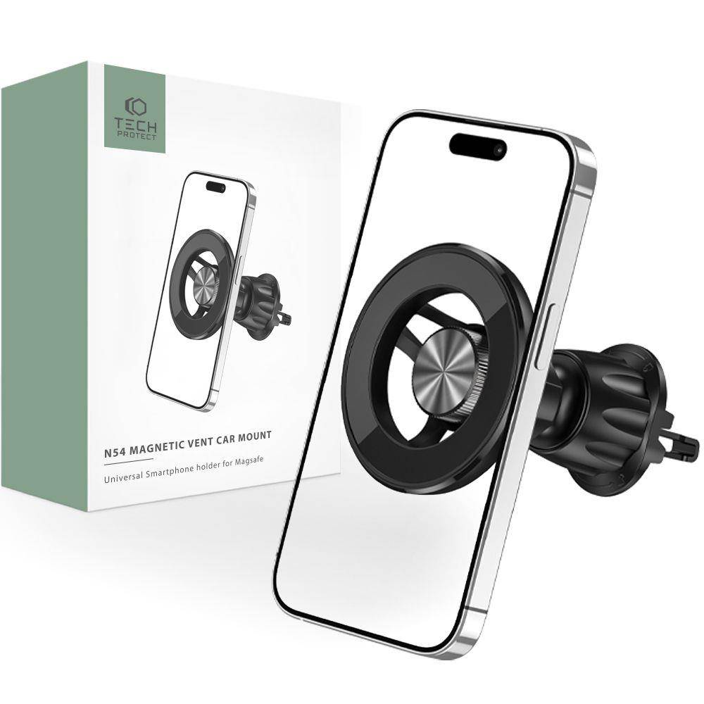Magnetic MagSafe Car Mount for Vent Car Tech-Protect N54 black, all GSM  accessories \ Holders \ Car Holders \ For ventilation