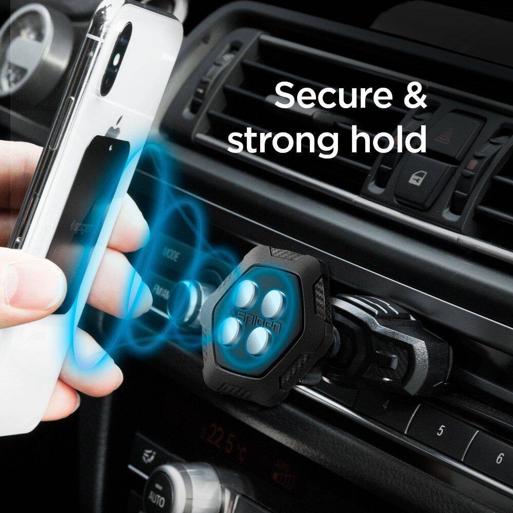 Magnetic Spigen car holder for the phone in place of the CD radio QS24 |  all GSM accessories  Holders  Car Holders |