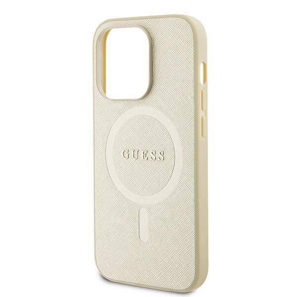 iPhone 15 Pro Guess Saffiano Hybrid Case - MagSafe Compatible