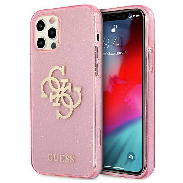 Genuine Guess 4G Big Logo Clear Hard Case Cover For Apple iPhone 14 Plus