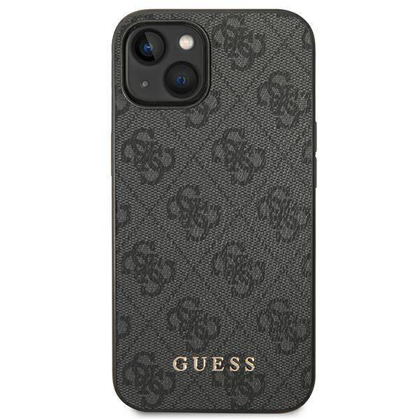 Guess 4G Metal Gold Logo iPhone 14 Plus Flip Case