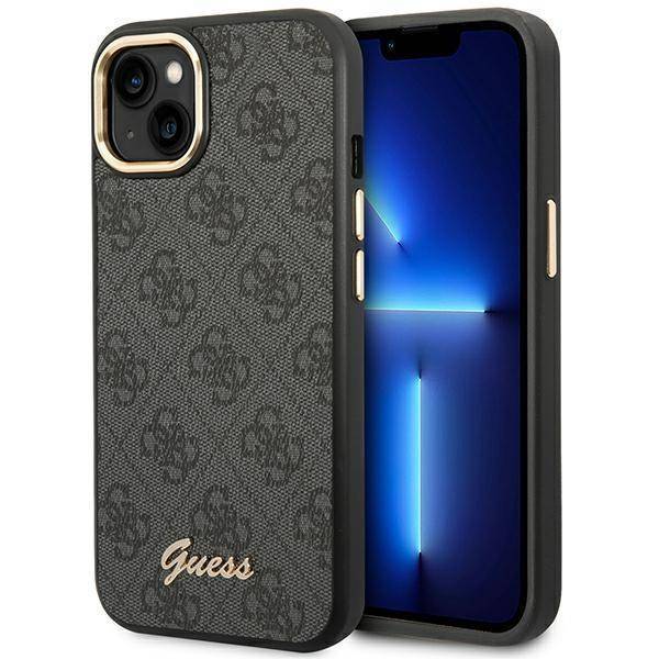 Buy LV Black Gold Glass Case for iPhone 14 Plus