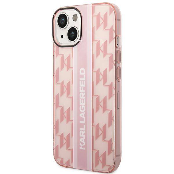 Karl Lagerfeld Hard Case 3D Monogram Sleeve Cover for Apple iPhone 14 Pro  Max Pink