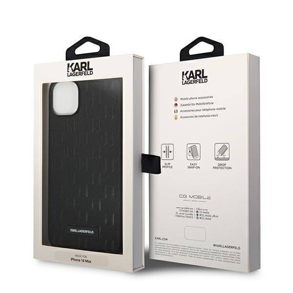 Funda protectora KL Monogram para iPhone 14 Pro Max para hombre de KARL  LAGERFELD