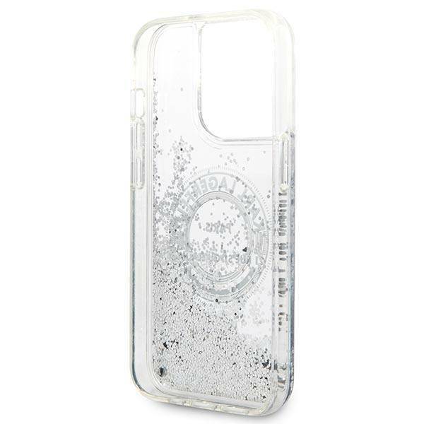 Original Case IPHONE 14 PRO MAX Karl Lagerfeld Hardcase Liquid Glitter ...