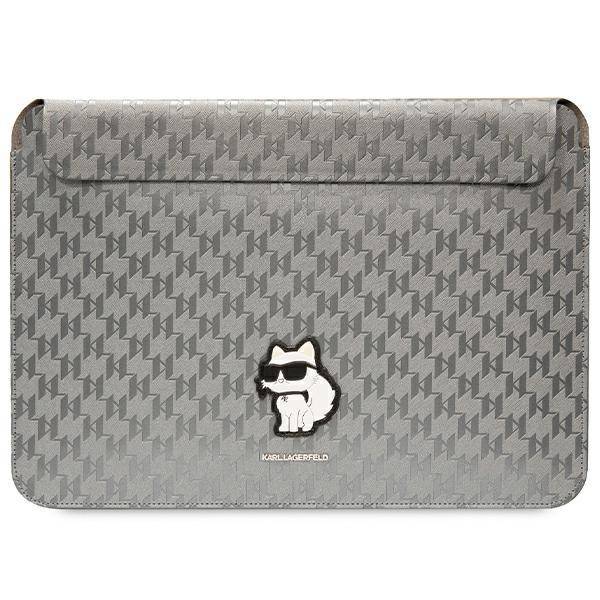 Original KARL LAGERFELD Laptop Sleeve Saffiano Karl&Choupette KLCS16SAKCPMK  16 inches black - Toptel Akcesoria GSM