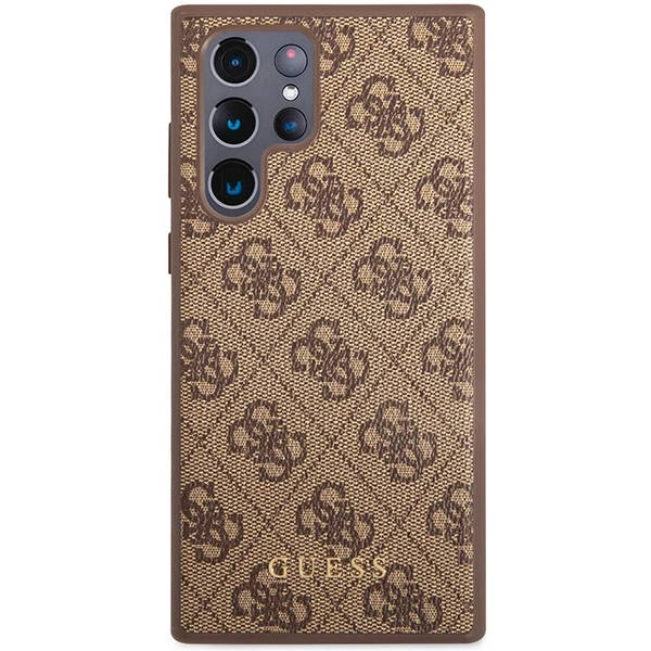 Golden Gucci Logo Samsung Galaxy S23 Ultra Case – Betwenas