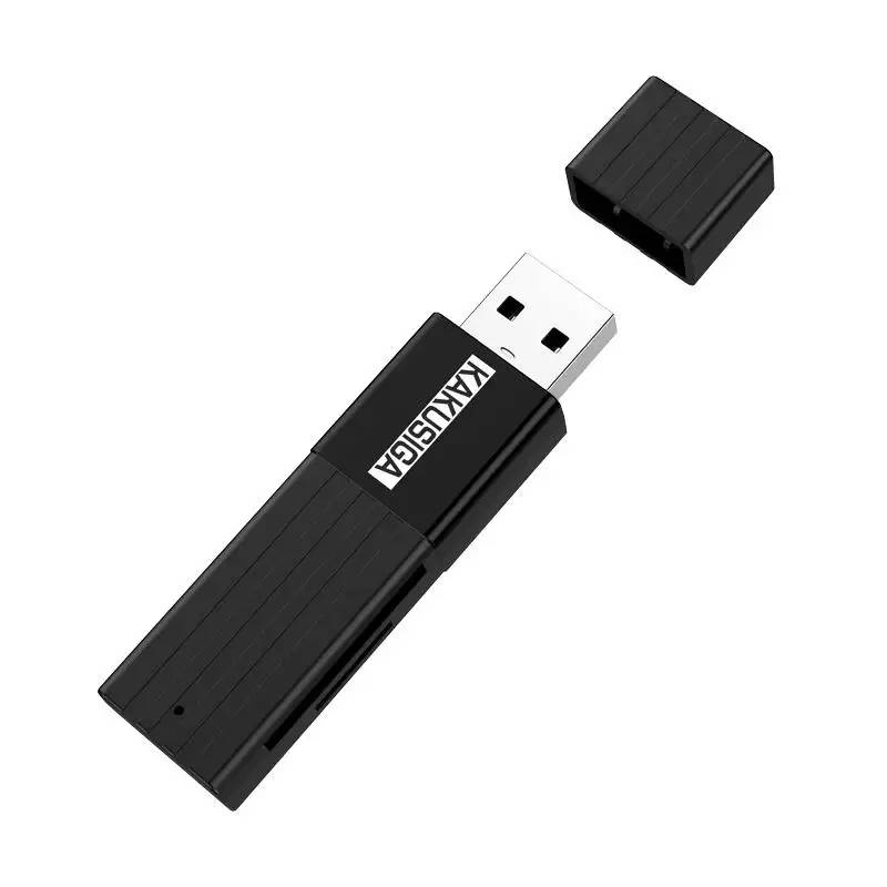 SD Reader 2in1 SD + microSD USB 2.0 KAKUSIGA KSC-749 HELIAN black | all ...