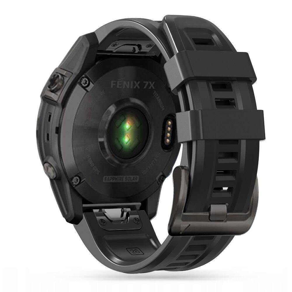 Garmin fenix 5x plus deals sapphire black rubber strap