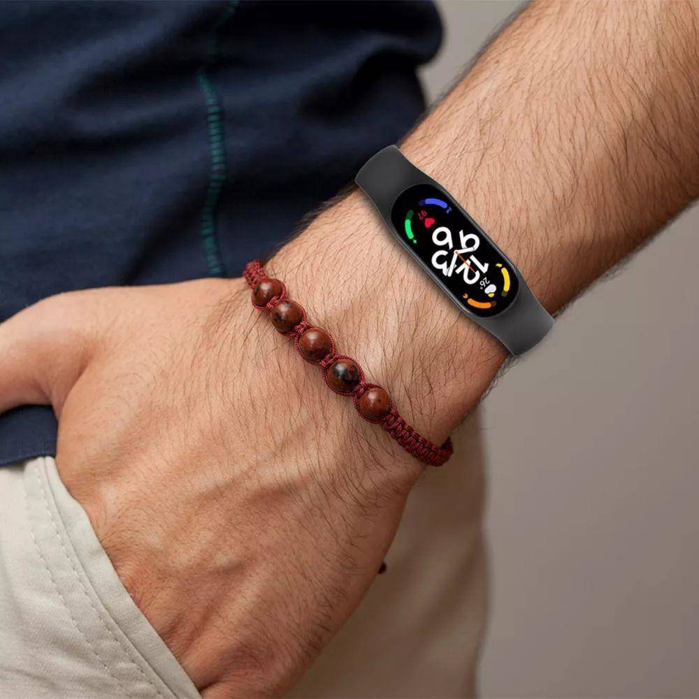 Carbon fiber strap For Xiaomi Mi Band 7 nfc Wristband smartwatch MIband 5  silicone bracelet correa Mi Band 4 5 3 6 accessories