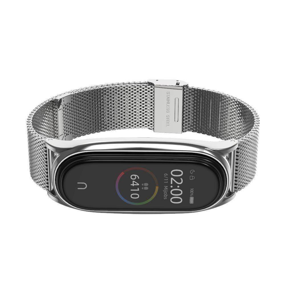 Strap for XIAOMI MI SMART BAND 7 Tech-Protect Stainless silver Silver, all  GSM accessories \ Cases \ For smartbands