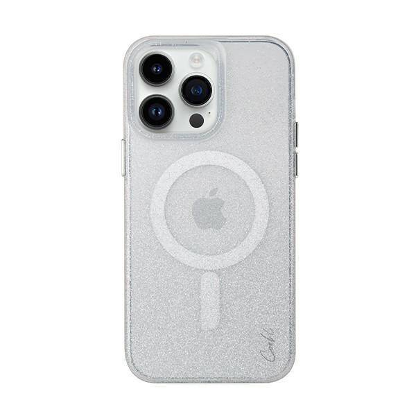 iphone 14 pro silver clear case