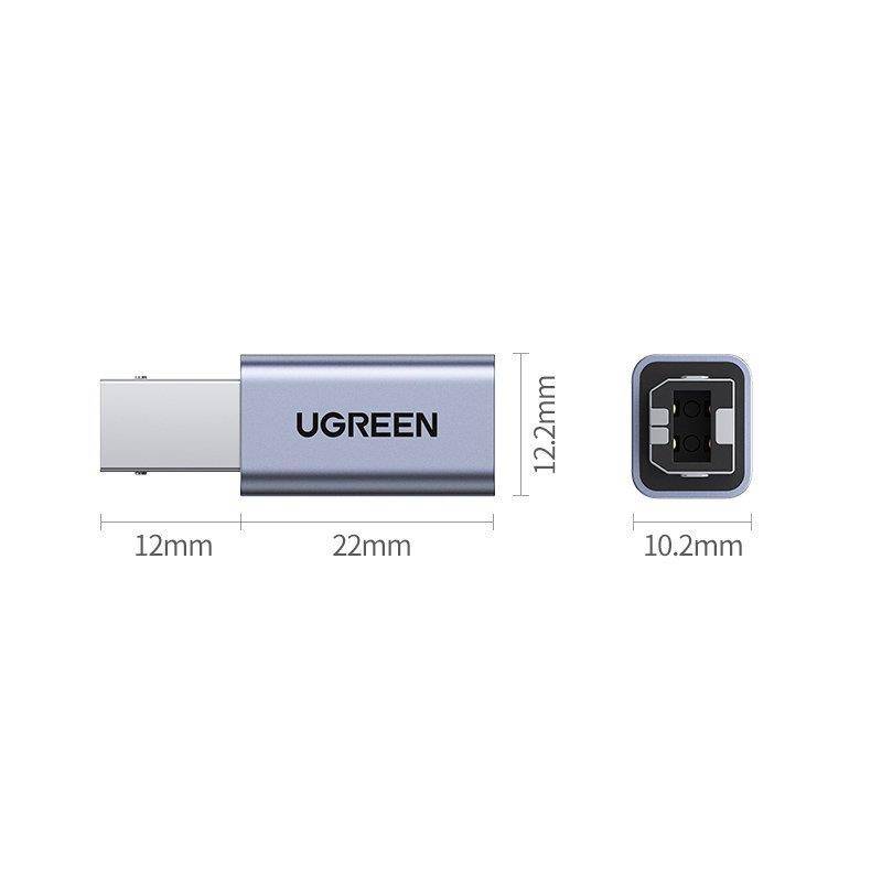 Usb C To Usb B Ugreen Us382 Adapter For Printer All Gsm Accessories Adapters Other 2167