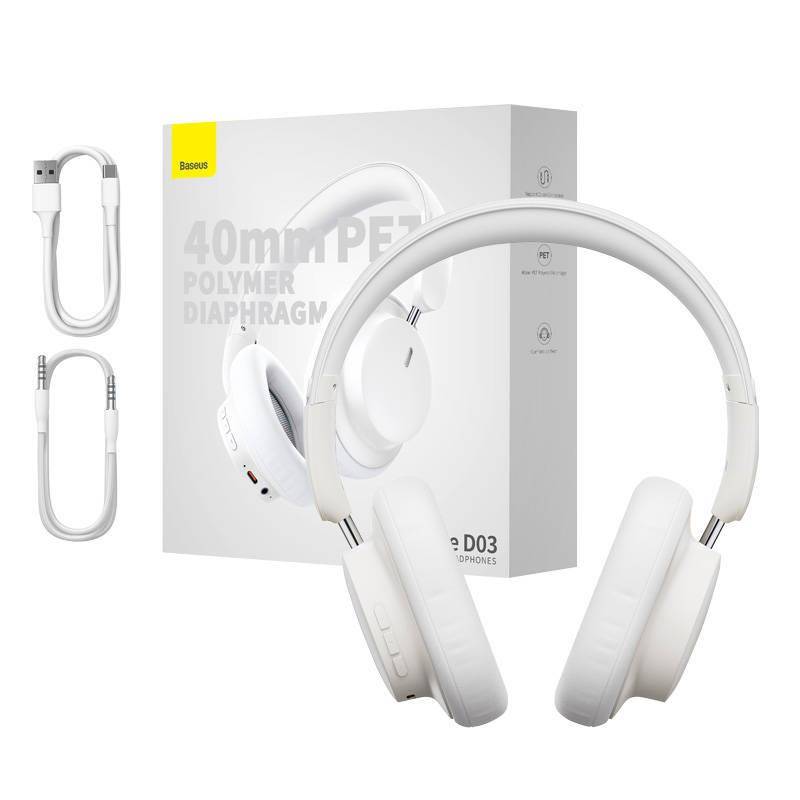 Wireless Headphones Baseus Bowie D03 (White) all GSM accessories  Headphones Wireless headphones