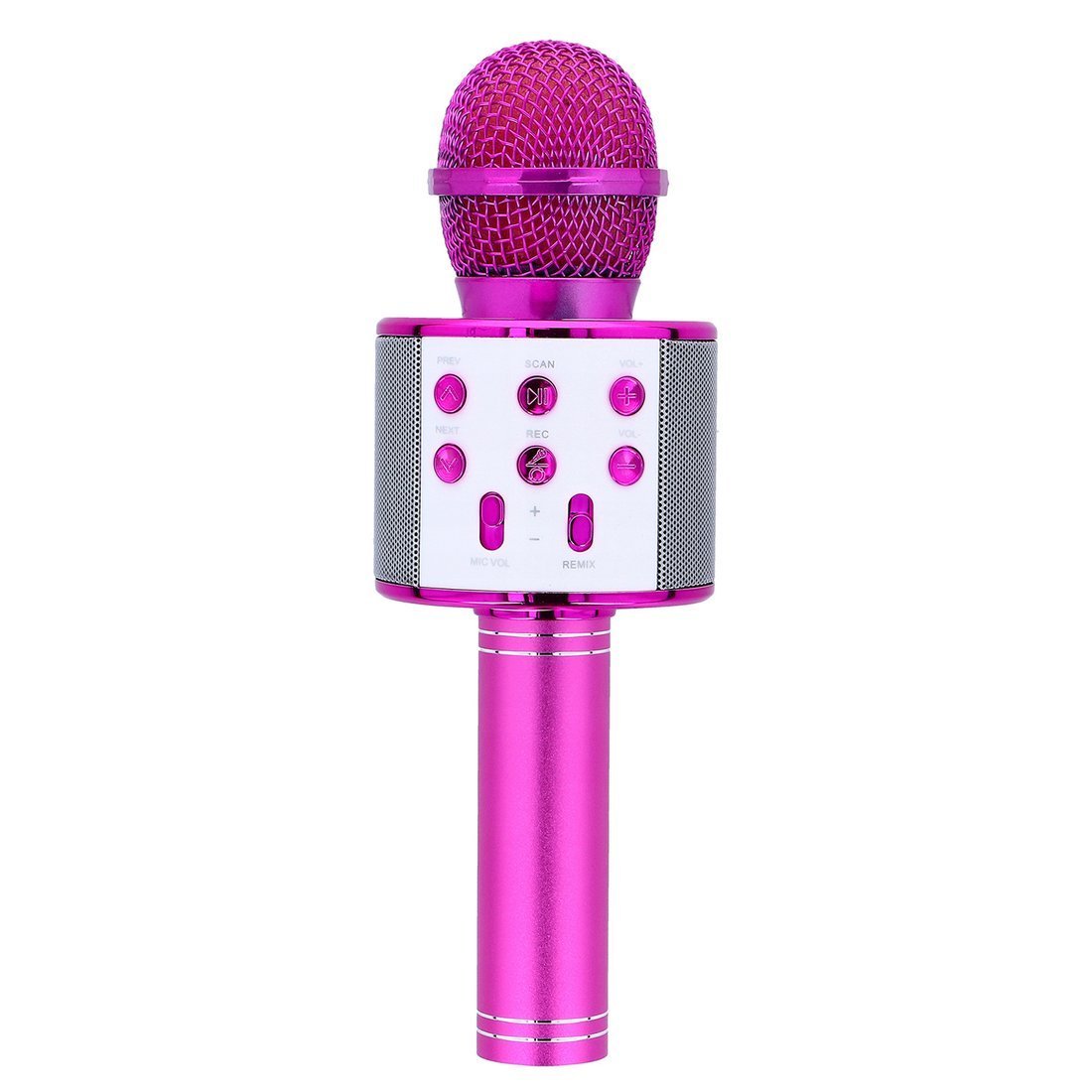 Wireless Microphone for Karaoke with Playback Controller pink Pink ...