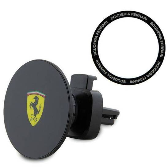 Ferrari uchwyt magnetyczny FECHMMAK do kratki czarny/black 2023 Collection MagSafe