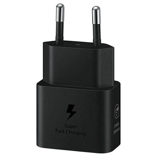 25W USB-C Fast Charge Samsung EP-T2510NB Wall Charger, black