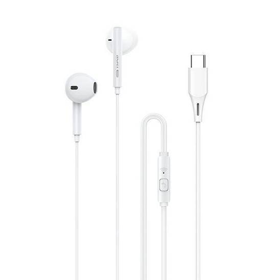 AWEI Stereo USB-C Headphones (PC-1T) white