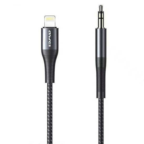 Adapter iPhone Lightning - Jack 3.5 AWEI (CL-116L) black