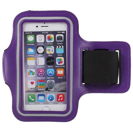 Armband 6" for Running / Sports AP05 purple