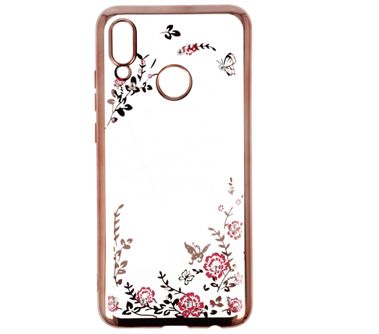 Back Case Flower HUAWEI P SMART 2019 light pink