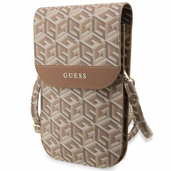 Bag Guess G Cube Stripe (GUWBHGCFSEW) brown