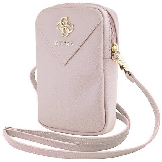 Bag Guess Zip Triangle 4G (GUWBZPGSTEGP) pink