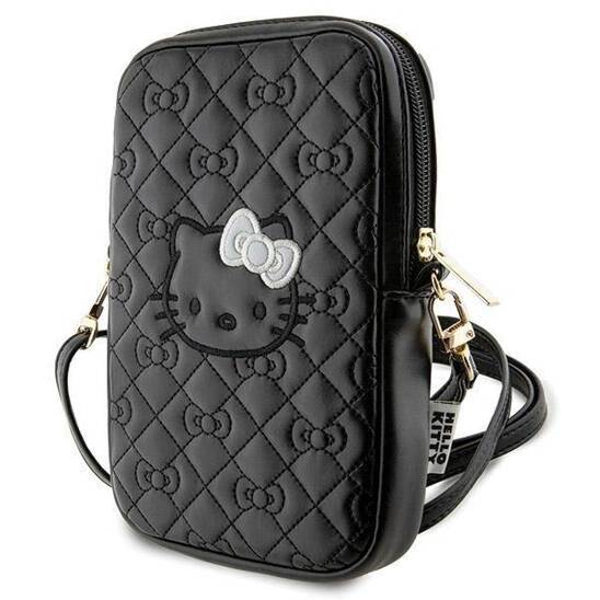 Bag Hello Kitty Quilted Bows Strap (HKPBPEKHBPK) black