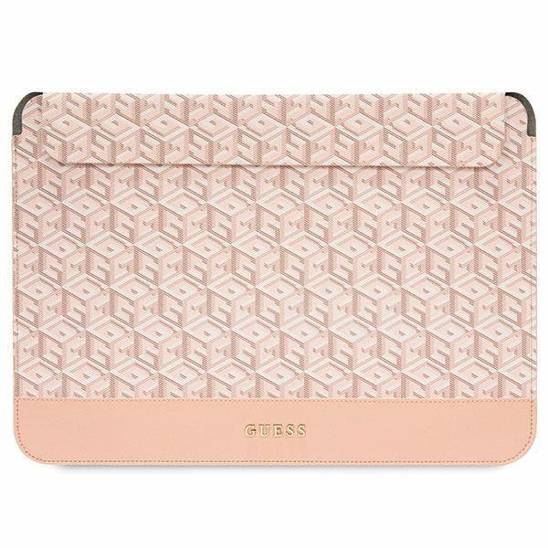 Bag LAPTOP 14" Guess Sleeve GCube Stripes (GUCS14HGCFSEP) pink