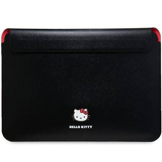 Bag LAPTOP 14" Hello Kitty Sleeve PU Metal Logo (HKCS14PGHDLMK) black