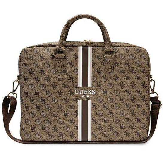 Bag LAPTOP 16" Guess 4G Printed Stripes (GUCB15P4RPSW) brown