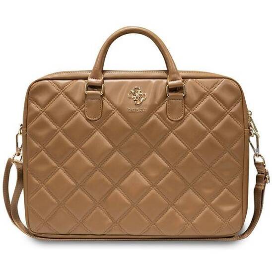 Bag LAPTOP 16" Guess Quilted 4G (GUCB15ZPSQSSGW) brown