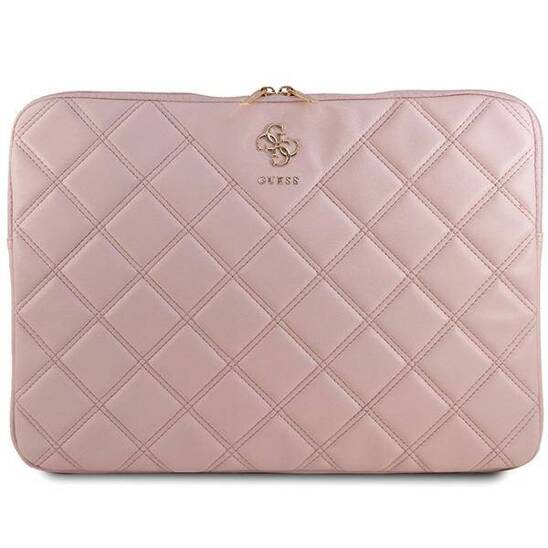 Bag LAPTOP 16" Guess Quilted 4G (GUCS16ZPSQSSGP) pink