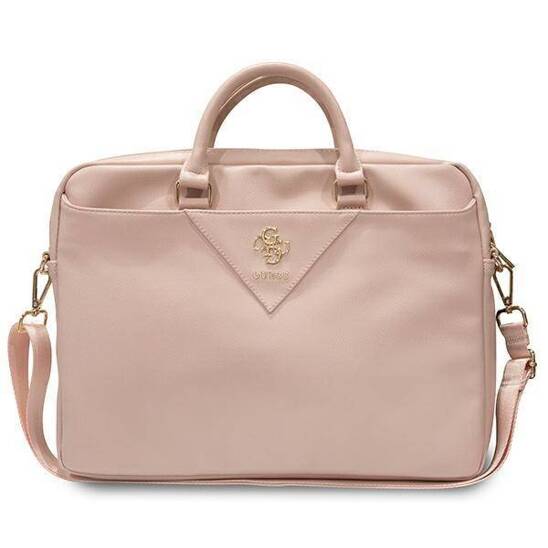 Bag LAPTOP 16" Guess Triangle 4G (GUCB15ZPGSTEGP) pink