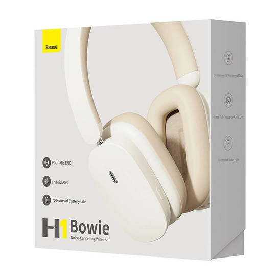 Baseus Bowie H1 Wireless headphones (white)