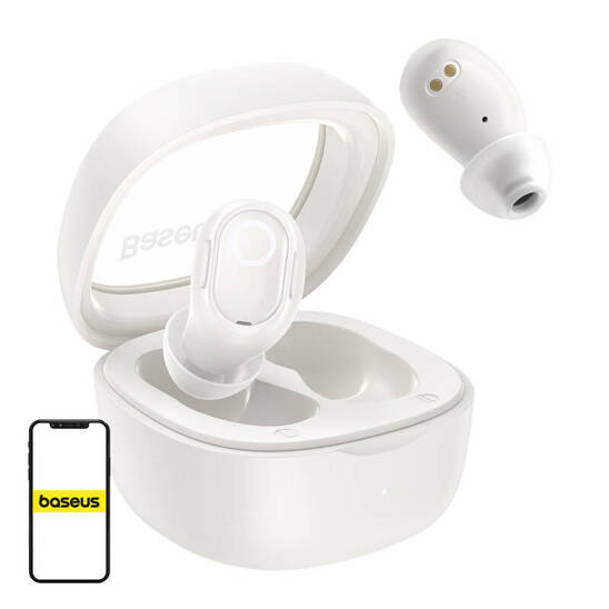 Baseus Bowie WM02 TWS headphones (white) OS