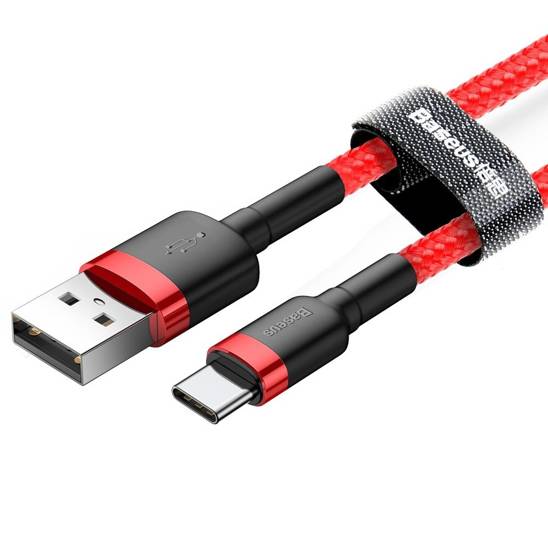 Baseus Cafule CATKLF-B09 3A 1M USB TYPE C cable Quick Charge Quick Charge 3.0 red