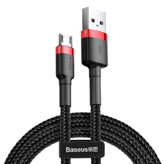 Baseus Cafule Micro USB Cable 2A 3m (Black+Red)