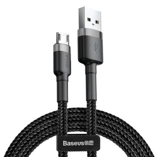 Baseus Cafule Micro USB cable 2.4A 1m (Gray + Black)