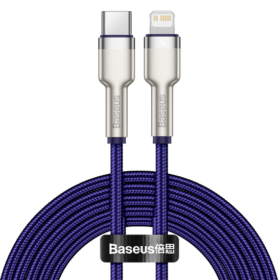 Baseus Cafule Series USB-C cable for Lightning, 20W, 2m (purple)