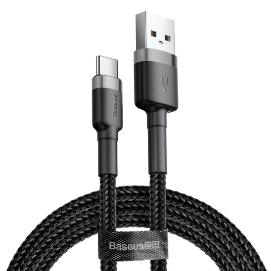 Baseus Cafule USB-C cable 2A 3m (Black+Gray)