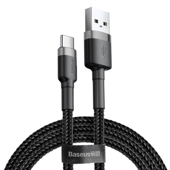 Baseus Cafule cable USB-C 2A 2m (Gray+Black) 