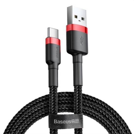 Baseus Cafule cable USB-C 3A 0.5m (Red+Black)