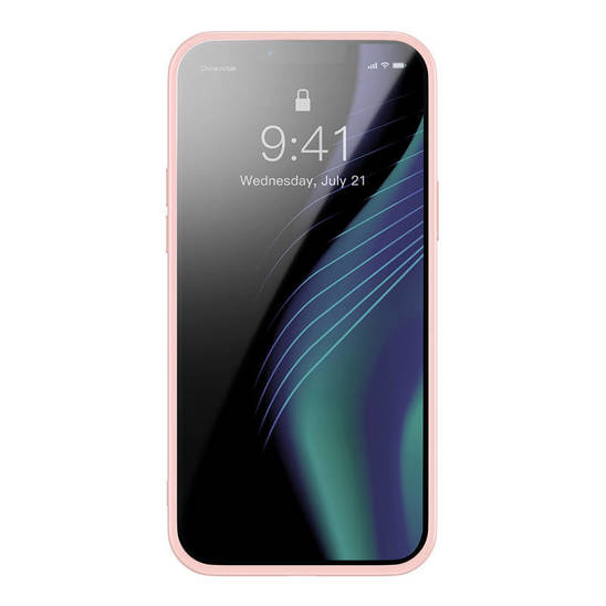 Baseus Crystal Transparent Case for iPhone 13 (pink)