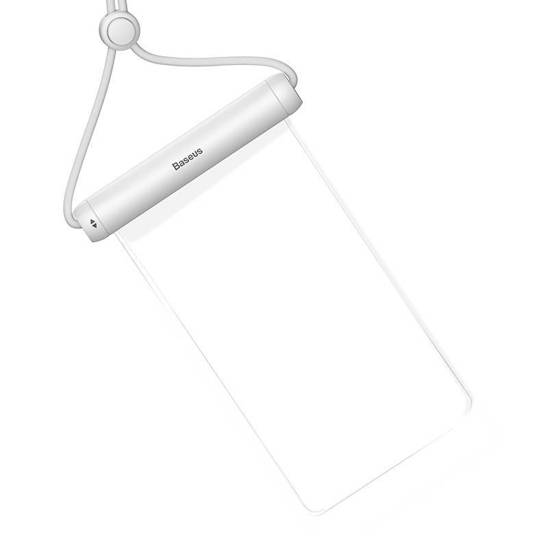 Baseus Cylinder Slide-cover waterproof smartphone bag (white)