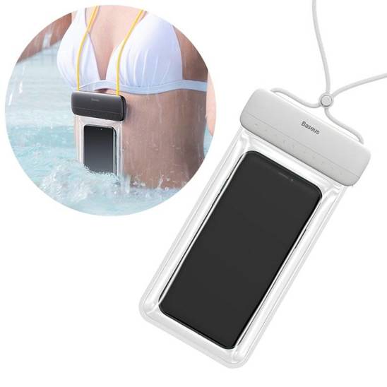 Baseus Let's Go Universal waterproof case for smartphones (white)