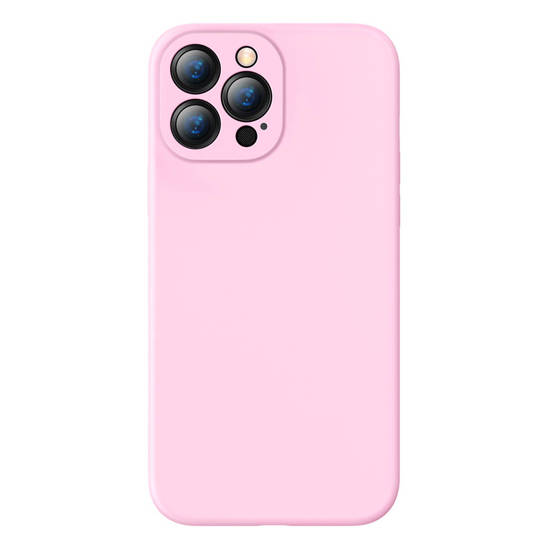 Baseus Liquid Silica Case for iPhone 13 Pro Max (pink)