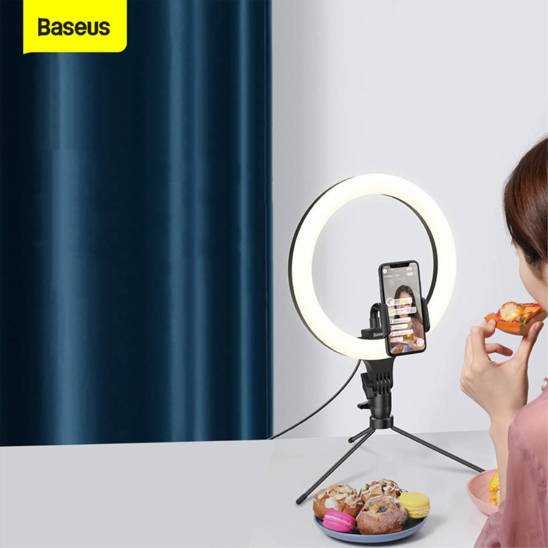 Baseus Live Stream Holder-table Stand (10-inch Light Ring)Black