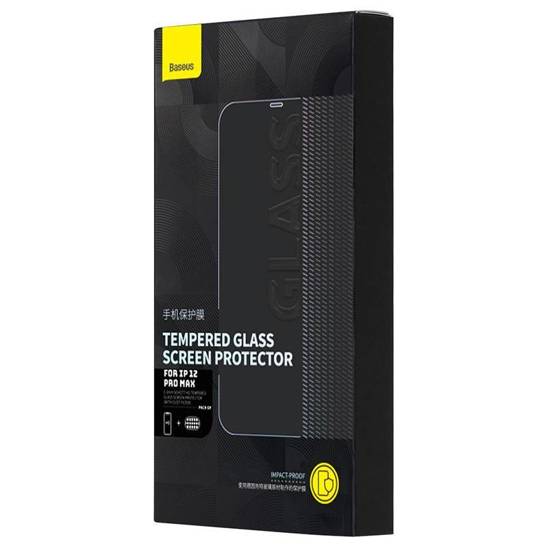 Baseus Schott HD Tempered Glass with dust filter 0.3mm for iPhone 12 Pro Max