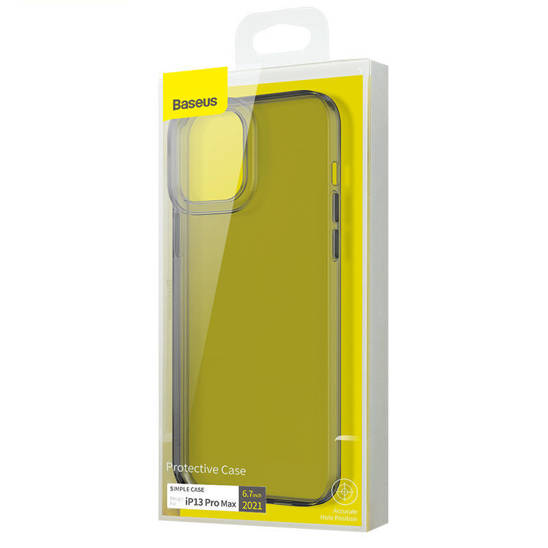 Baseus Simple Transparent Case for iPhone 13 Pro Max (grey)